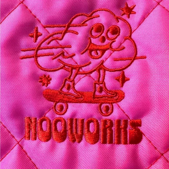 Nooworks Vibrant Pink Bomber Jacket - Picture 6 of 10